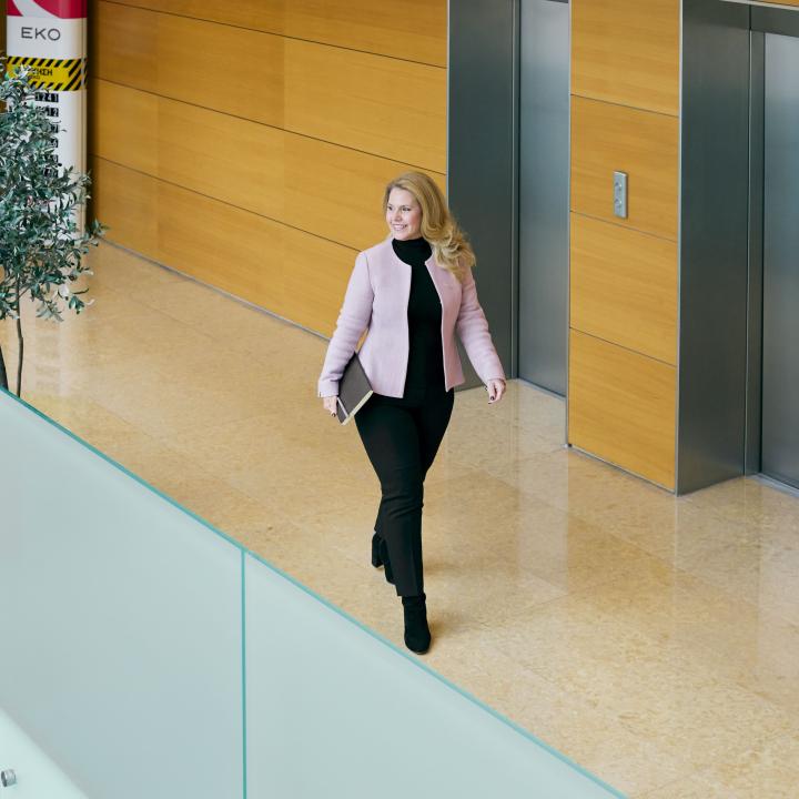 woman walking